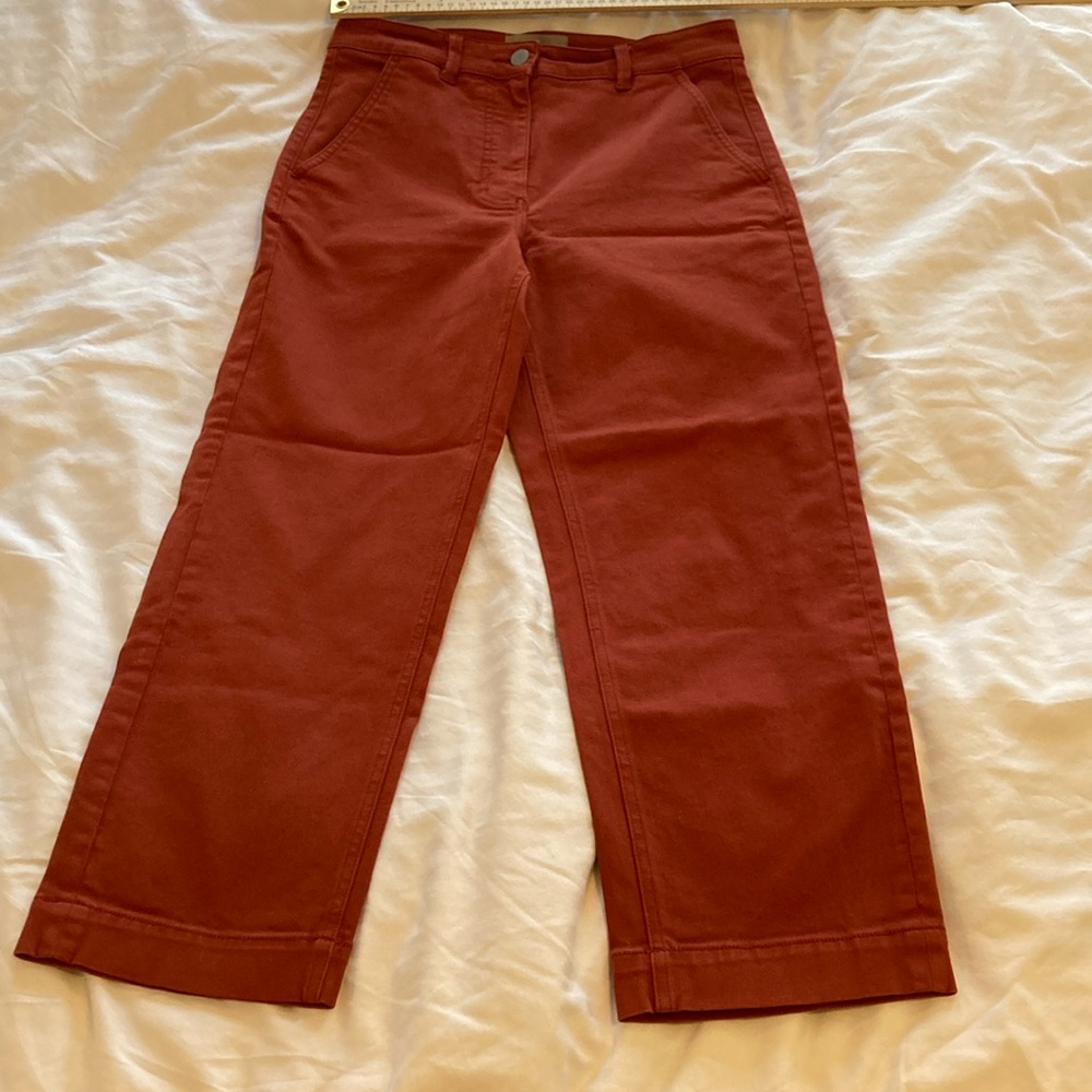 Everlane Cropped Straight Regular burnt orange/red Jeans size 6 / 28